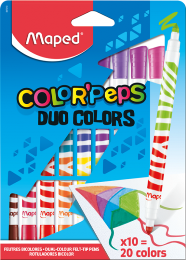 MAPED Flomasteri 10/1 DUO
