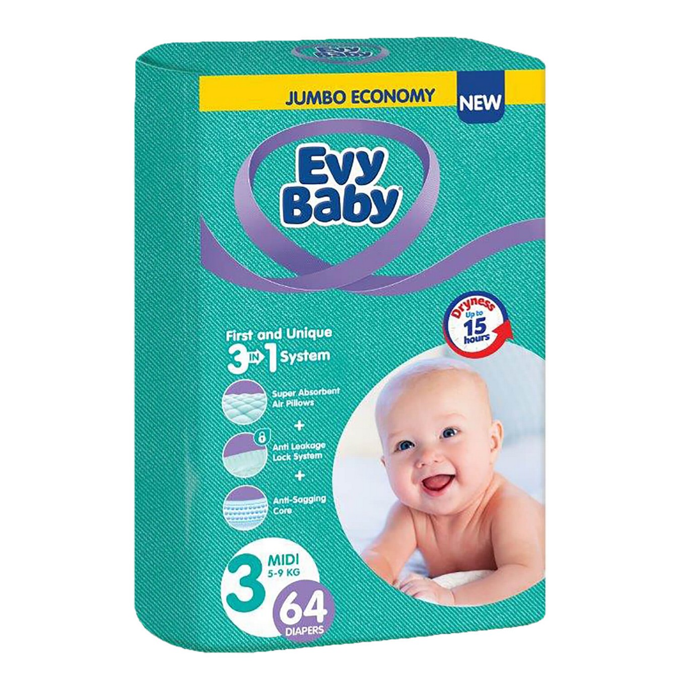 Evy Baby Pelene 3, Jumbo, 3u1 sistem, 5-9 kg, 64/1