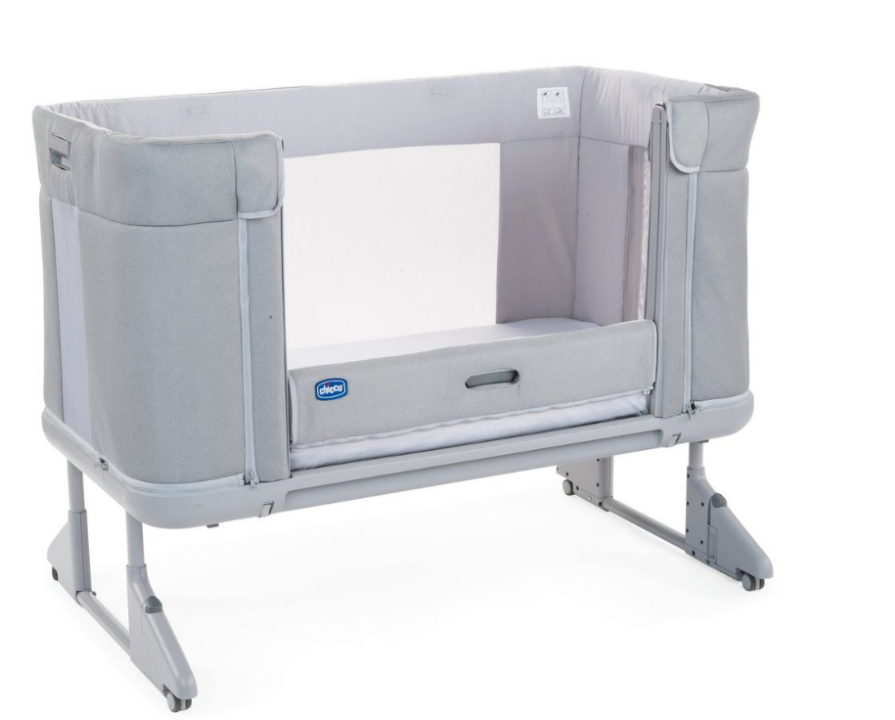 Chicco Krevetac za bebe Next 2 Me Forever, 121x73.8x91.1cm, Sivi