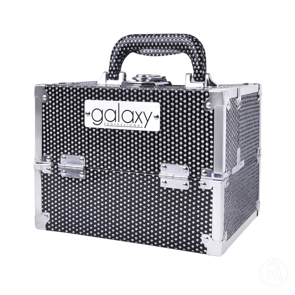 Galaxy Professional Kofer za šminku Gliter 1286BG, Crni