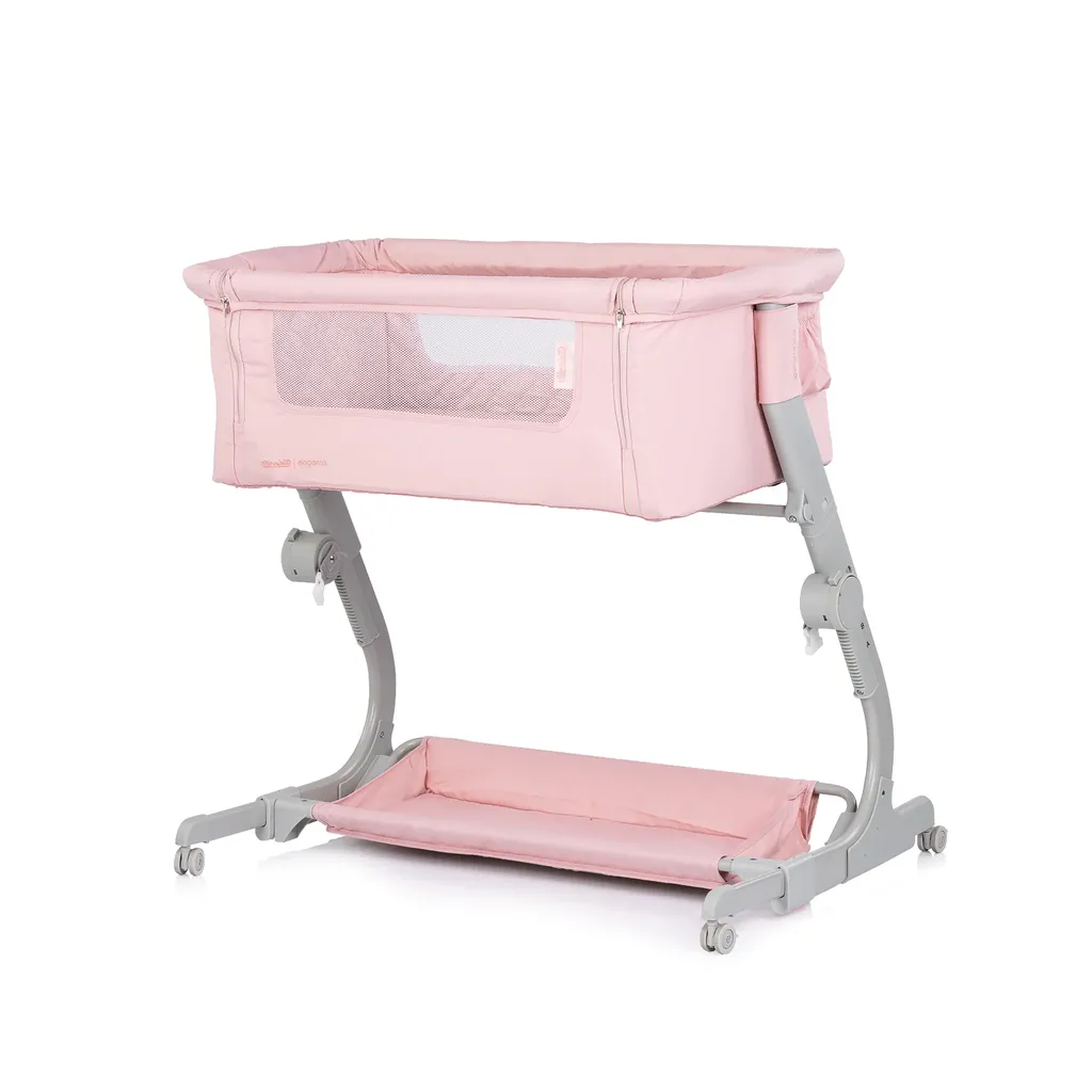 Chipolino Prenosivi krevetac za bebe Eleganza, Roze