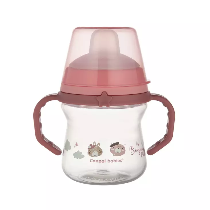 Canpol Babies Šolja bonjour Paris sa silikonskim kljunom 150ml 56/612