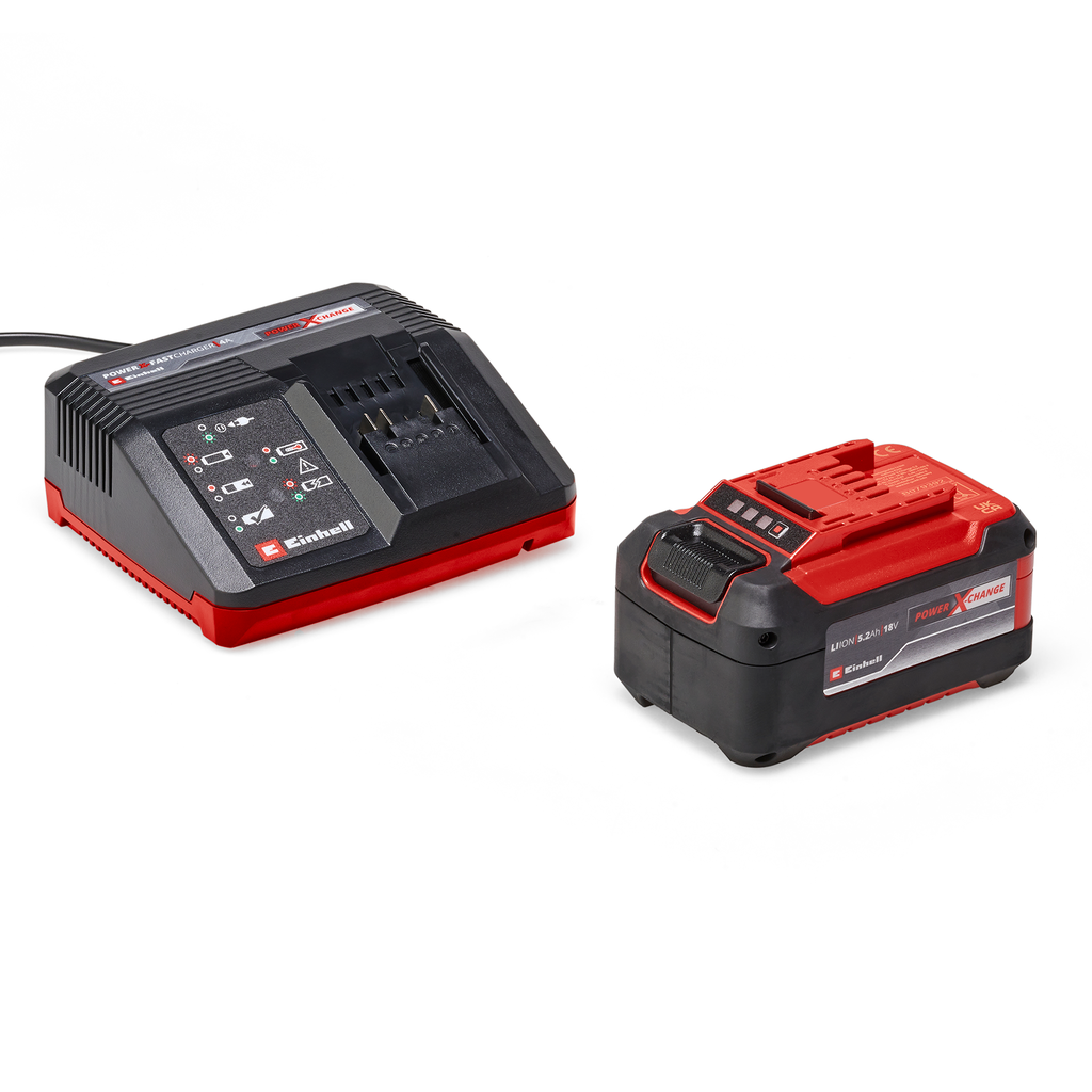 EINHELL Power X-Change Starter KIT 5,2Ah & 4A brzi punjač