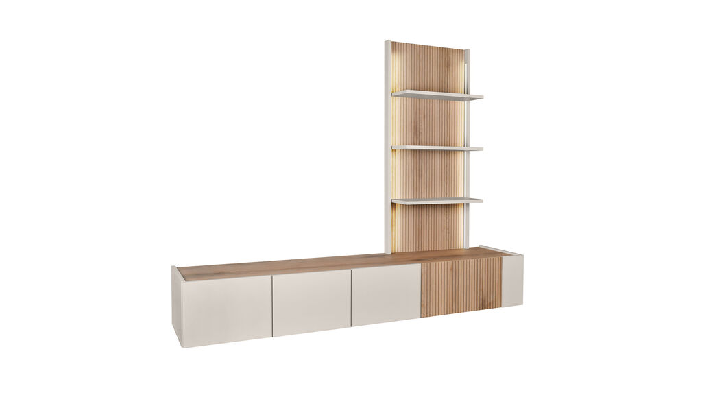 Matis TV komoda Smart, 180x28.5x40 cm, Smeđa