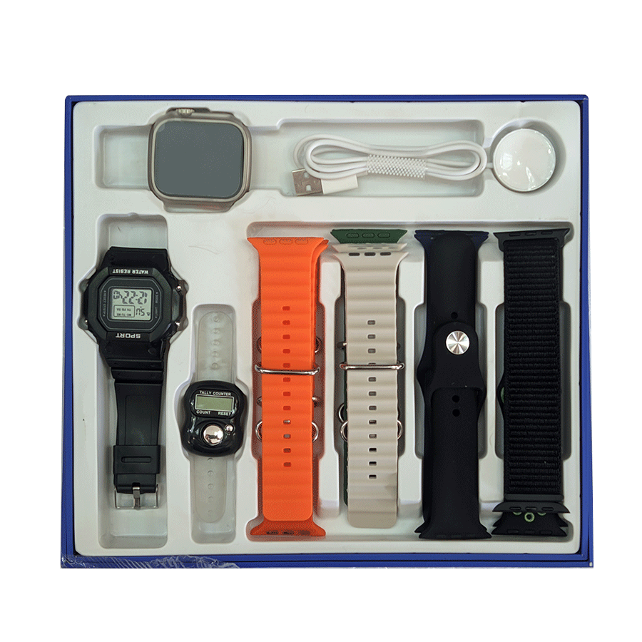 Telzeal Pametni sat TC59 Max Gift pack counter + 8 narukvica