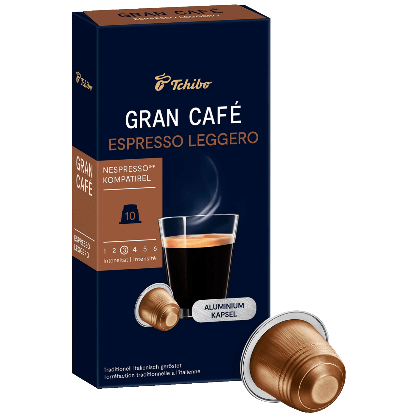 Tchibo Kapsule Espresso Leggero za Nespresso aparate 10/1, Smeđe