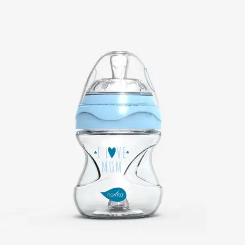 Nuvita Flašica staklena Anti Colic 140ml, Plava