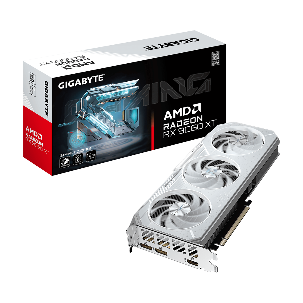 Gigabyte Grafička karta, VGA, RX 9060 XT, Gaming, OC ICE, 16GB | Ananas