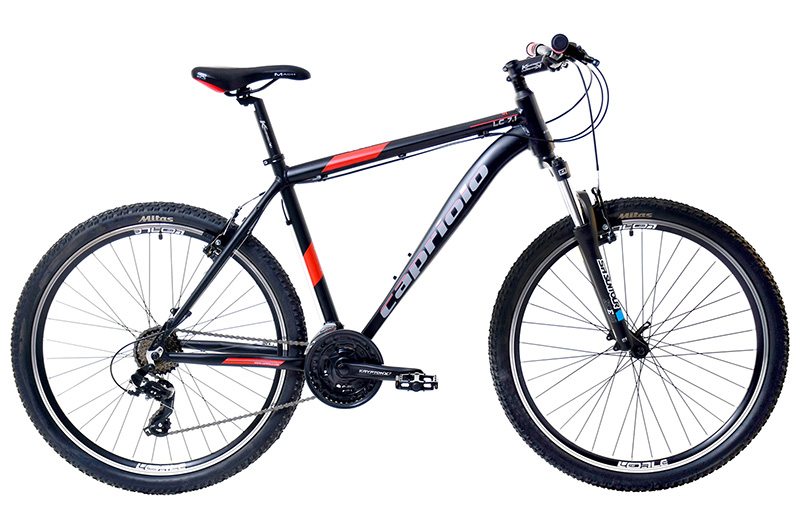 Capriolo Muški bicikl 27.5"/20" LC 7.1 V21, Crno-Crveni