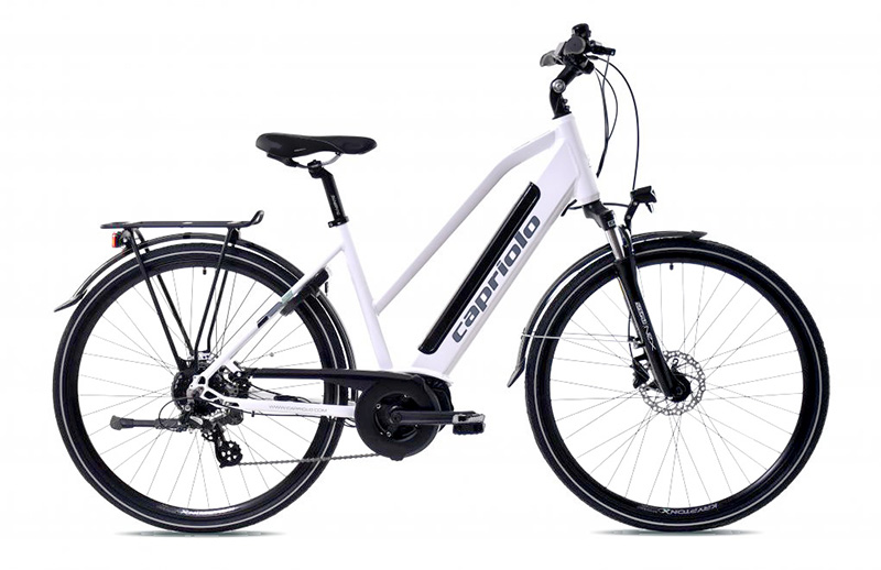 Capriolo Ženski električni bicikl 28"/18" Eco 700.3-Lady, Bijeli
