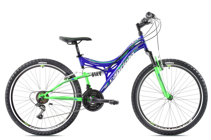 Capriolo Bicikl za dječake 26"/18" CTX 260, Tamnoplavo-Svijetlozeleni