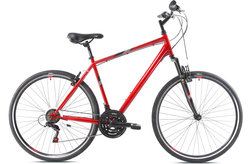 Capriolo Muški bicikl 28"/22" Sunrase Man Treking, Crveni