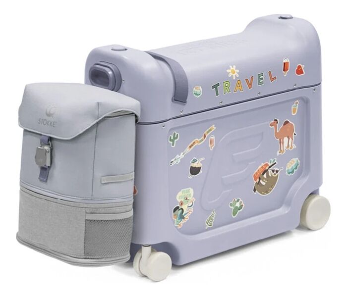Stokke krevet/torba JetKids BedBox + Ranac Artic Blue