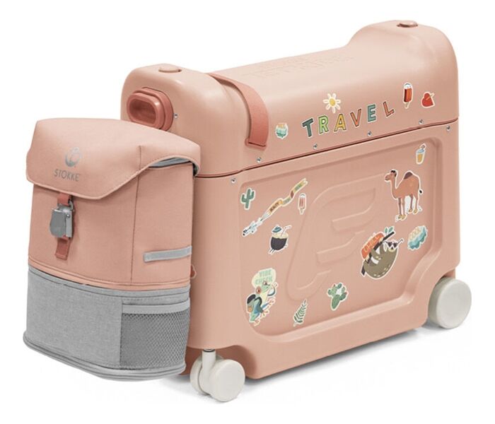Stokke krevet/torba JetKids BedBox + Ranac Coral pink