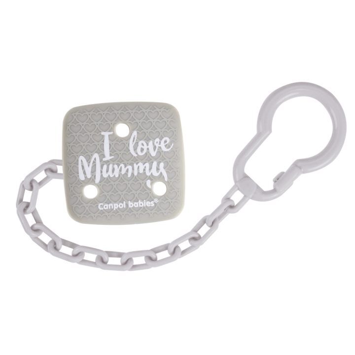 Canpol Babies lanac za varalicu i love mummy 2/434 Grey
