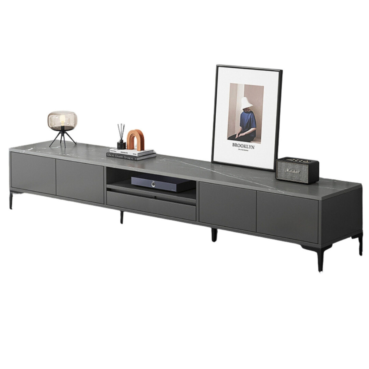 GIGA Galaxy tv komoda stalak dnevni 140 x 46 crna