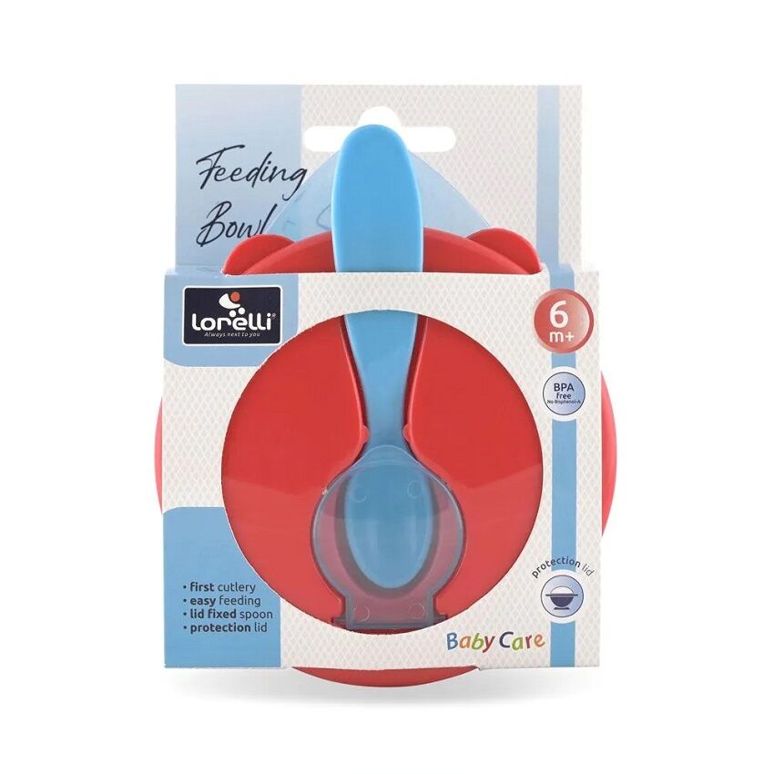 Lorelli Bertoni činija + kašika za decu Blue&Red