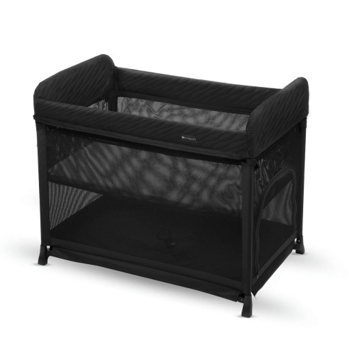 KINDERKRAFT Prenosivi krevetac za bebe Moon Dream, 2 nivoa, Crni