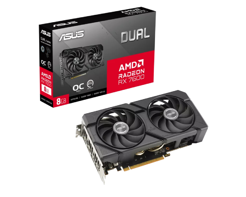 Grafička kartica ASUS AMD Radeon RX 7600 EVO 8GB DUAL-RX7600-O8G-EVO