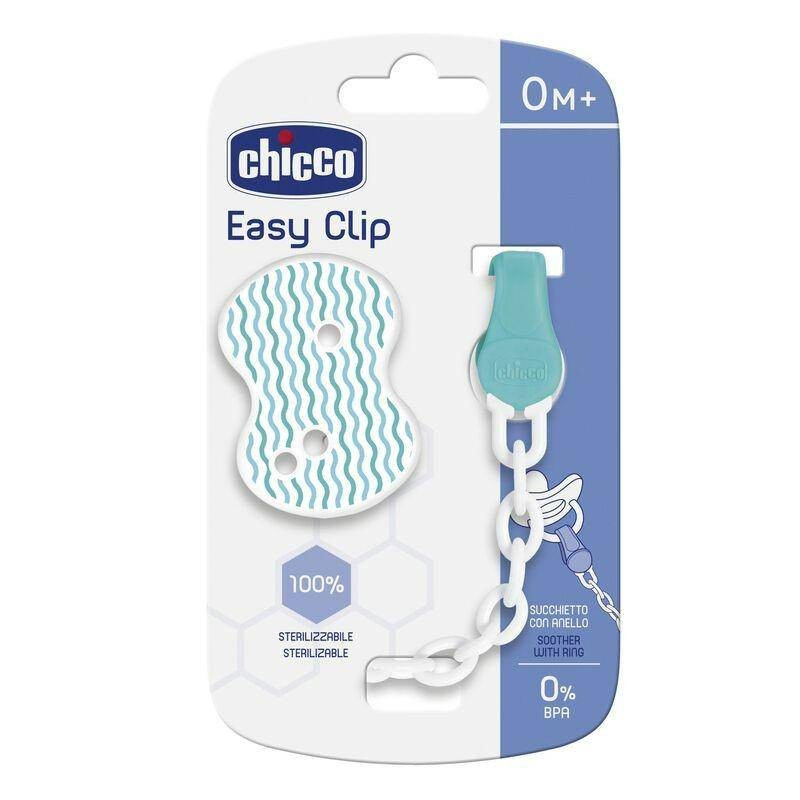 Chicco Plastični lančić za lažu, Plavi