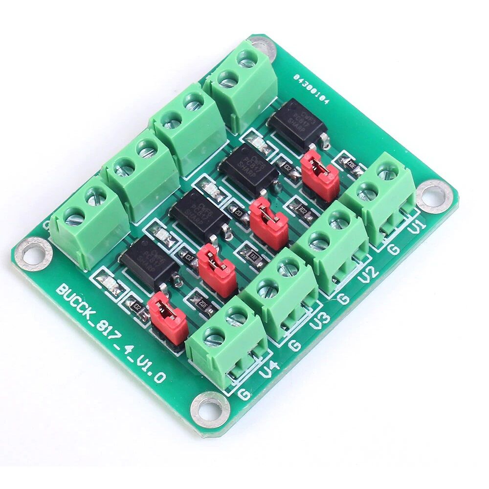 Arduino ARD-237, 4-Канален PC817 Оптокаплерски Изолиран Модул ...