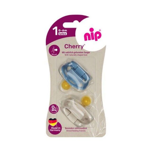 Nip Laža višnjica, kaučuk, 0-6m, 2 kom, mix