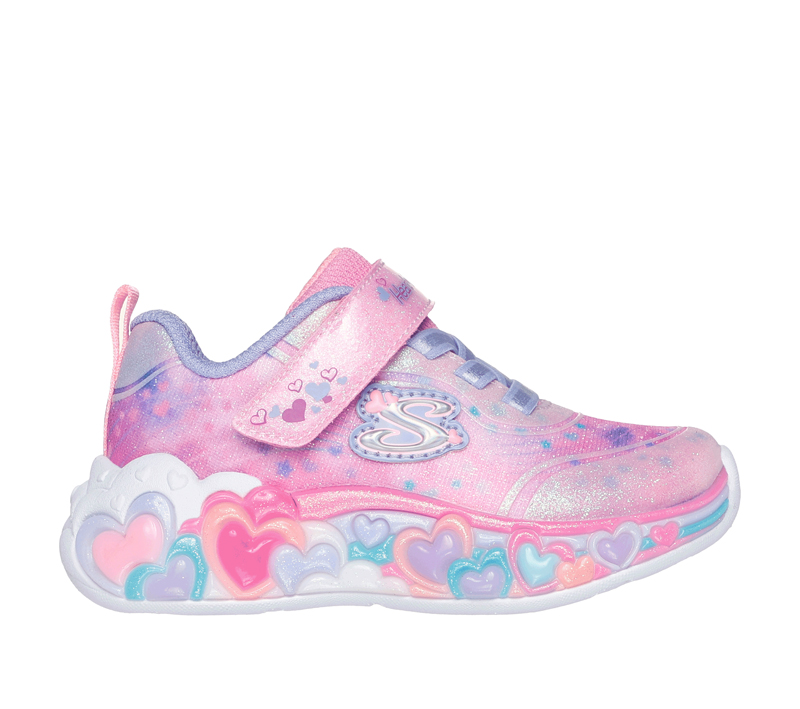 SKECHERS Patike za bebe Eternal Heart Lights, Roze