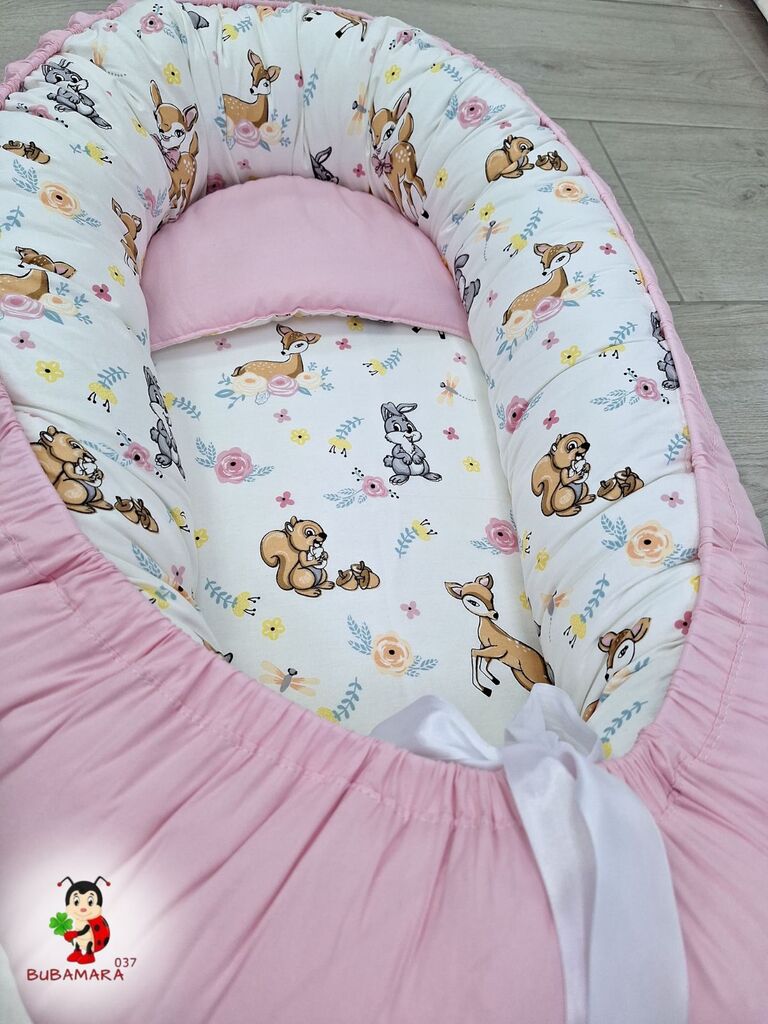 Bubamara037 Gnezdo za bebe Bambi, Roze