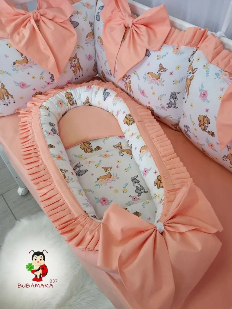 Bubamara037 Gnezdo za bebe sa karnerom Bambi, Kajsija
