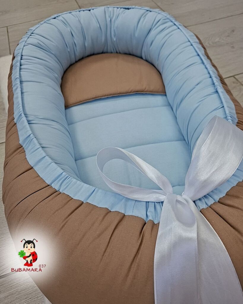 Bubamara037 Gnezdo za bebe, Braon-plavo