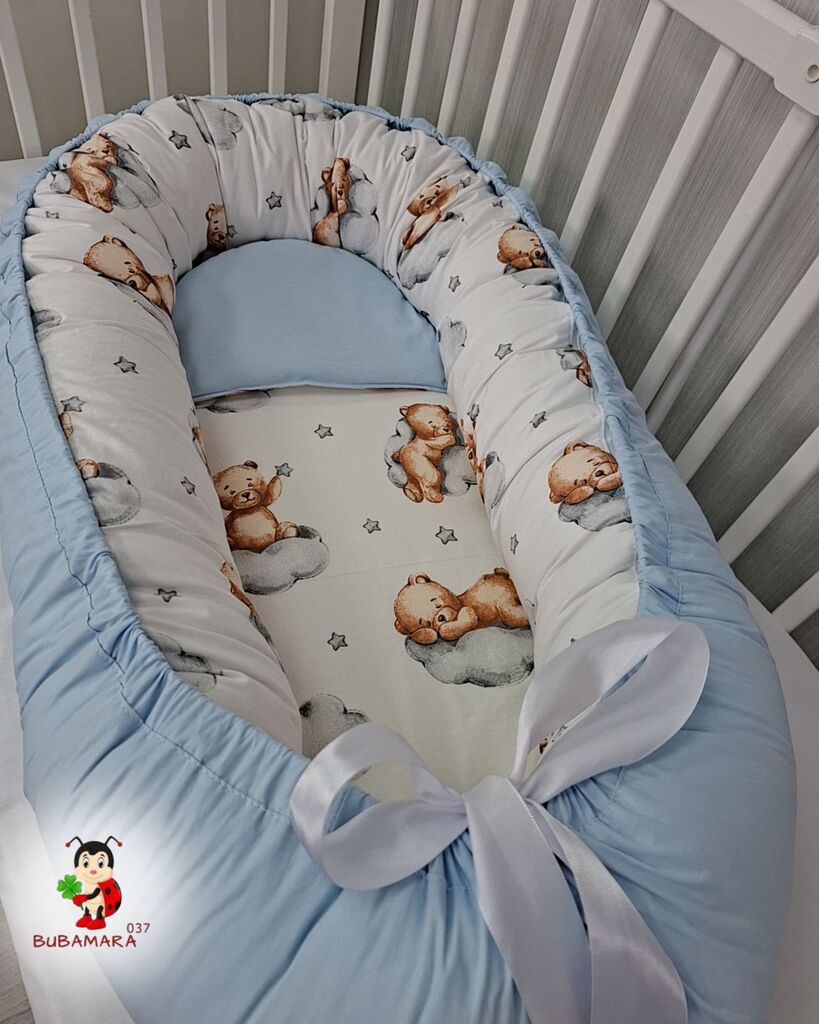 Bubamara037 Gnezdo za bebe Meda na oblaku, Svetloplavo