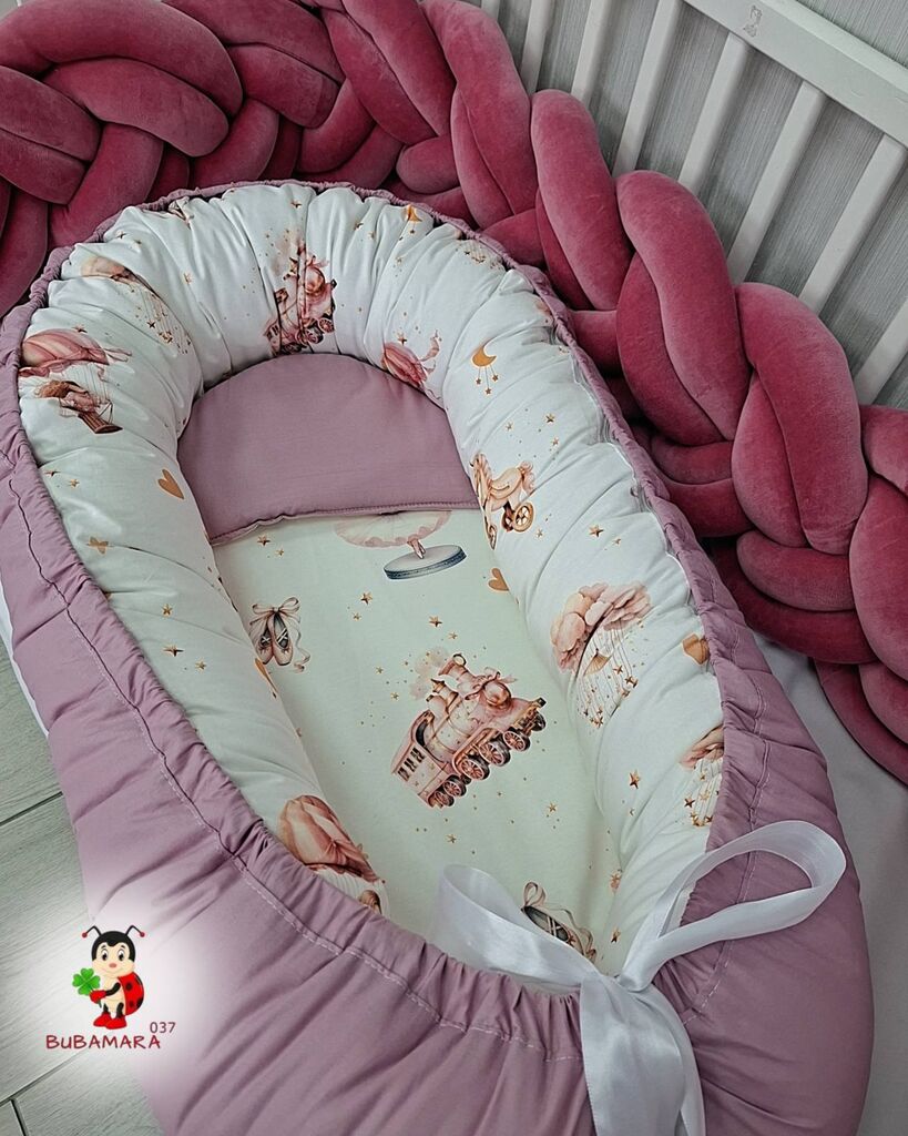 Bubamara037 Gnezdo za bebe Balerine, Ljubičasto