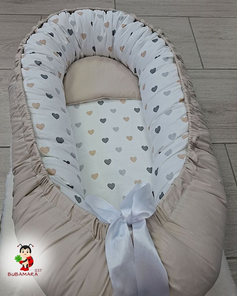 Bubamara037 Gnezdo za bebe Srculenca, Bež