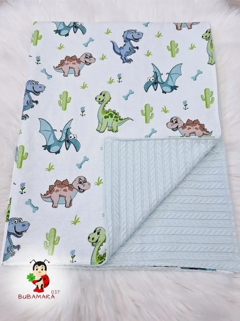 Bubamara037 Pokrivač za bebe, Beli