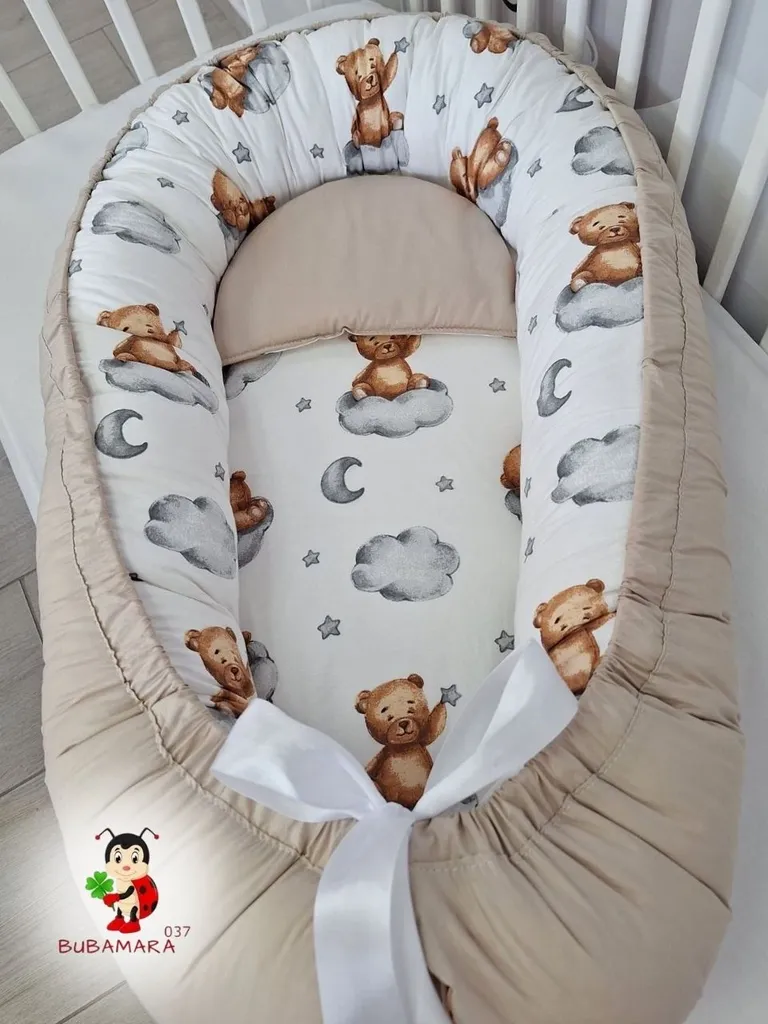 Bubamara037 Gnezdo za bebe Meda na oblaku, Bež
