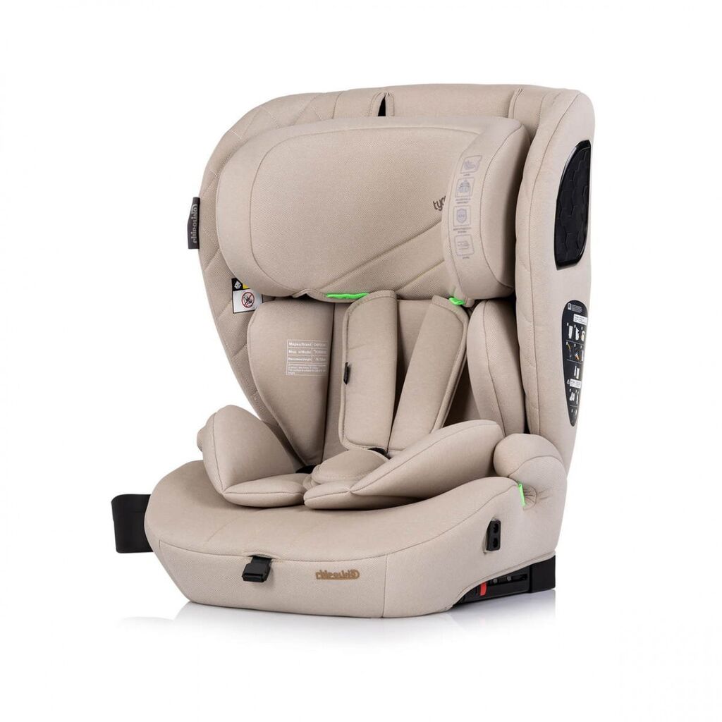 Chipolino Auto sedište Tycoon I-Size, 76-150cm, Isofix, Krem