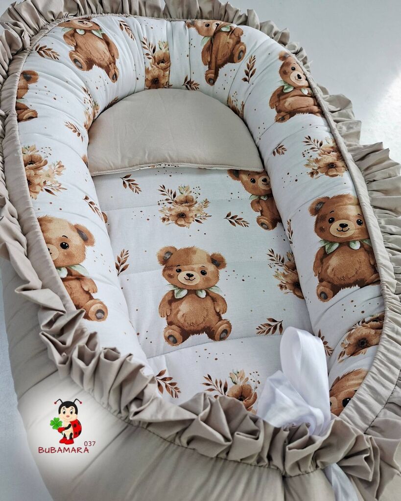 Bubamara037 Gnezdo za bebe sa karnerom Meda, Bež
