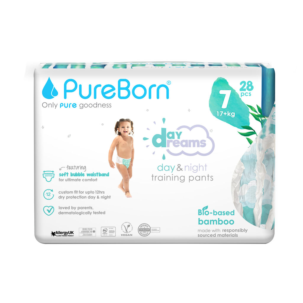PureBorn Pelene gaćice Daydreams 7, 17+ kg, 28 komada