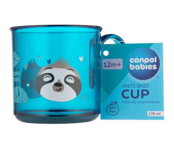 Canpol Babies šolja/čaša sa neklizajućim dnom 170ml 2/100-turquise