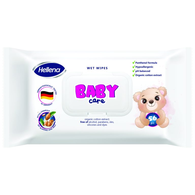 HELLENA Влажни марамици baby care aqua (56/1) | Најголема онлајн ...