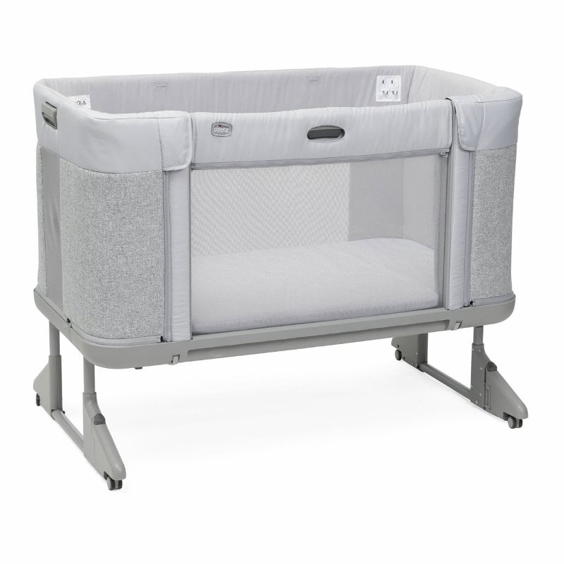 Chicco Krevetac za bebe Next2Me Forever, Do 22kg, Sivi