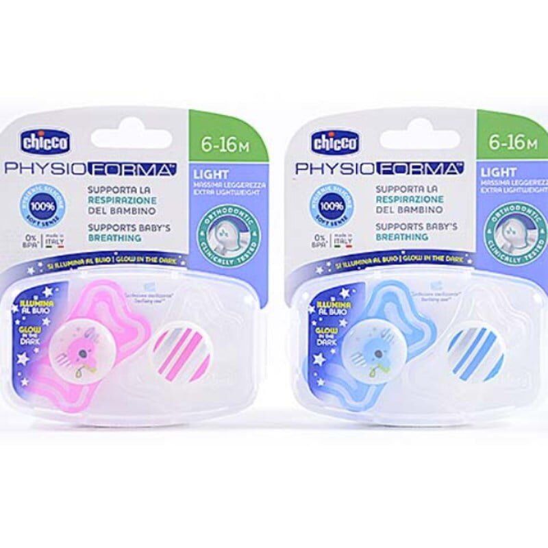 Chicco set cucli Physio light lumi, 2 dela, roze-plave
