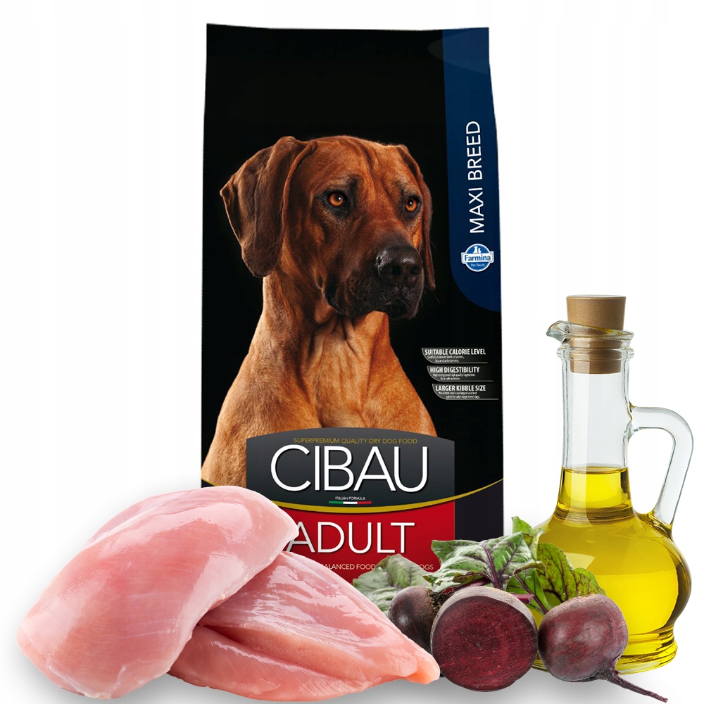 Farmina Cibau Adult Maxi Breed Hundefutter – 12 Kg Sack, Für Große Ausgewachsene Hunde Mit Normaler Aktivität
