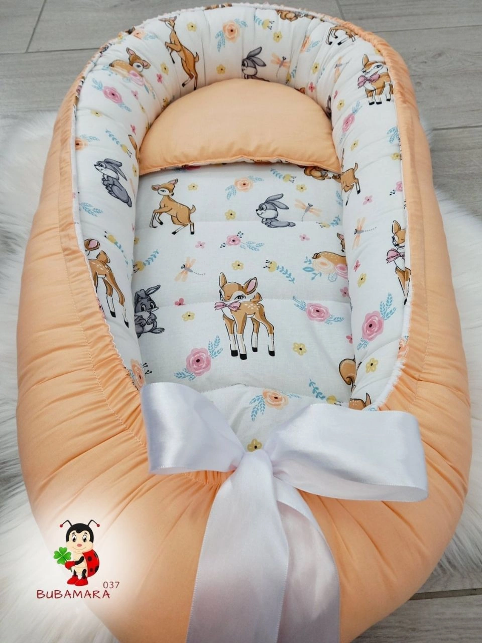Bubamara037 Gnezdo za bebe Bambi, Narandžasto
