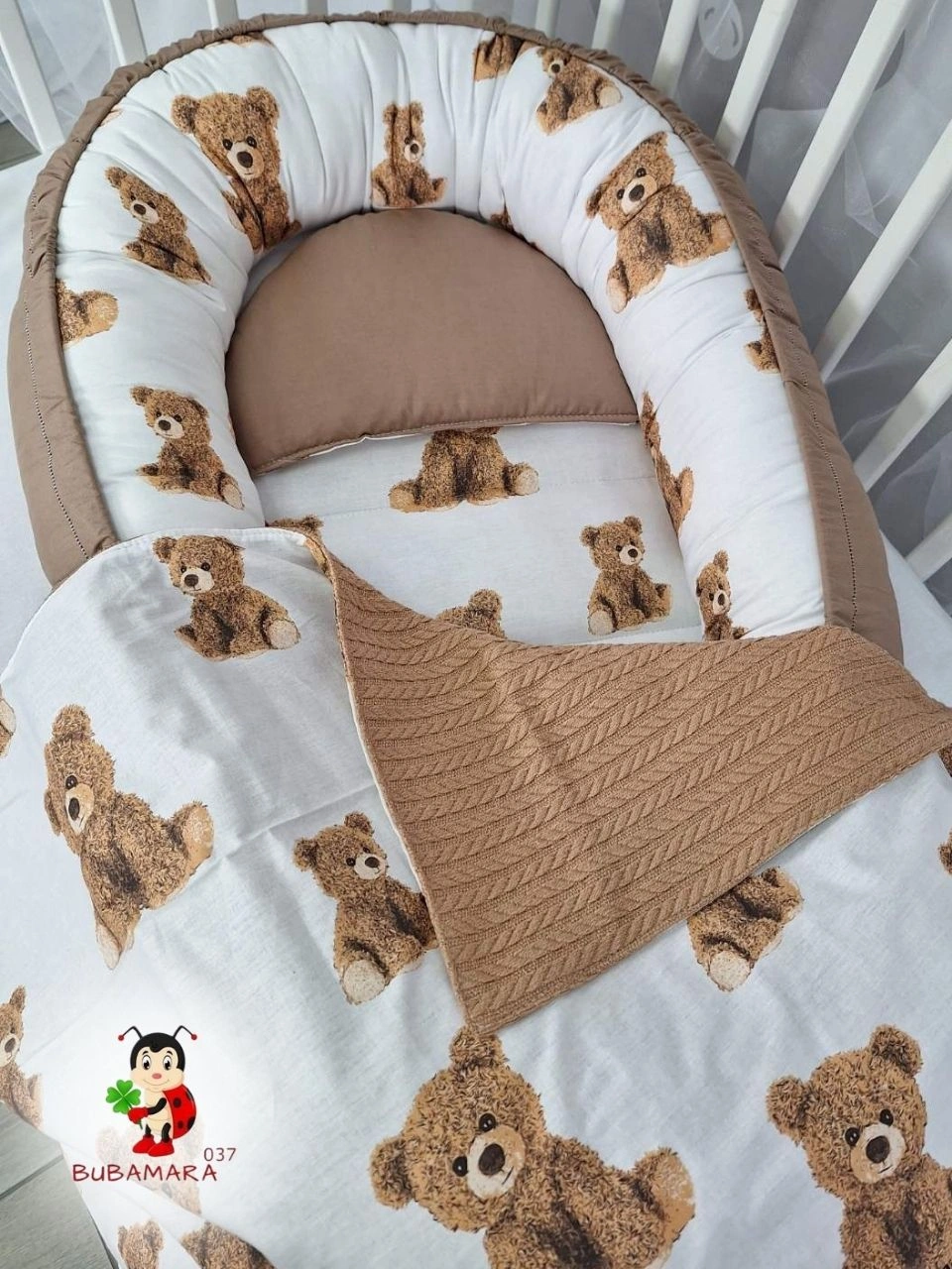 Bubamara037 Gnezdo za bebe Medvedići, Braon