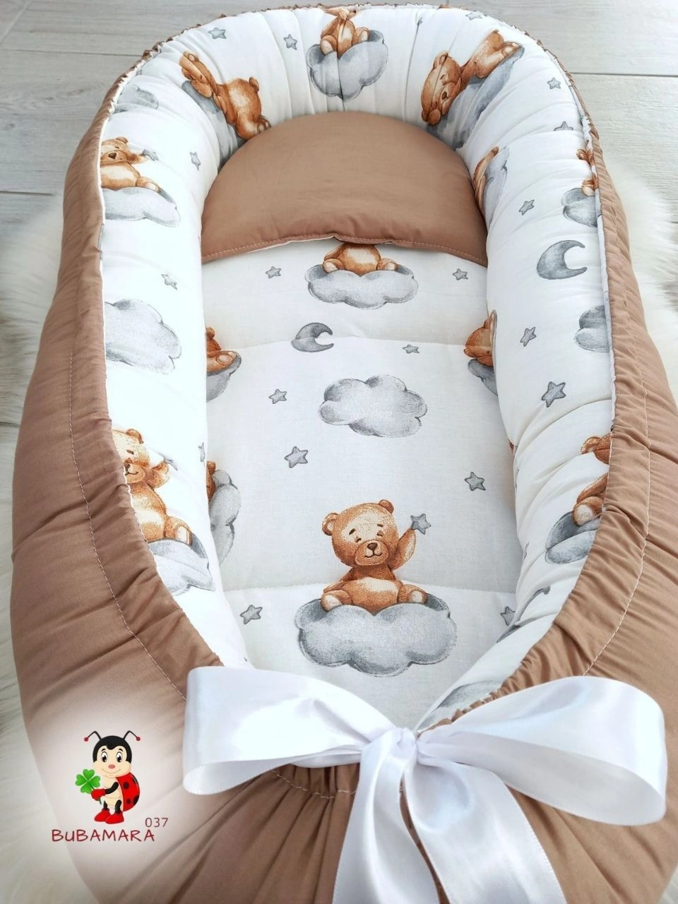 Bubamara037 Gnezdo za bebe Medvedić, Braon