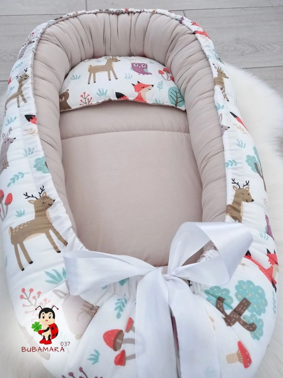 Bubamara037 Gnezdo za bebe Šuma, Belo