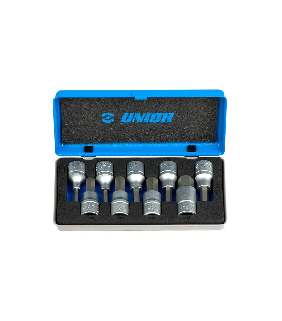 Unior Garnitura nasadnih imbus ključeva 192/14, 1/2", U metalnoj kutiji