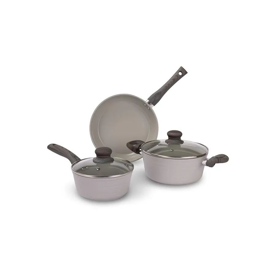Lamart Set posuđa LT1284, Aluminij, Sivi