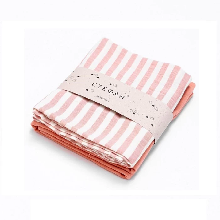 Set prekrivača za bebe 2u1 367, 2 komada, Roze
